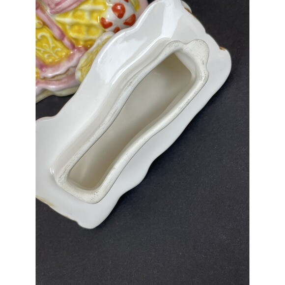 Vintage Matt Hromalik Gingerbread Christmas Teapot Hand Painted Otagiri Japan - Picture 8 of 14